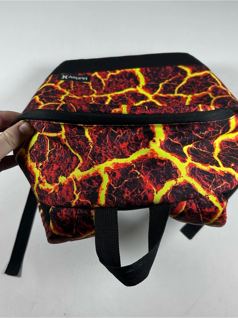 Hurley Backpack Bag Lava Fire Kids Adult Large 17